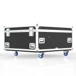 27 INCH BAROQUE TIMPANI TOP LOADING FLIGHT CASE
