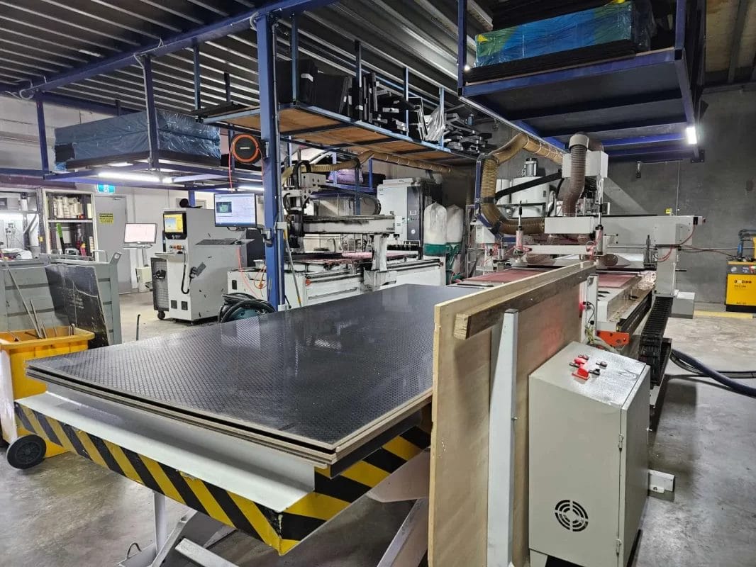 In-house CNC machining for engineered flight cases